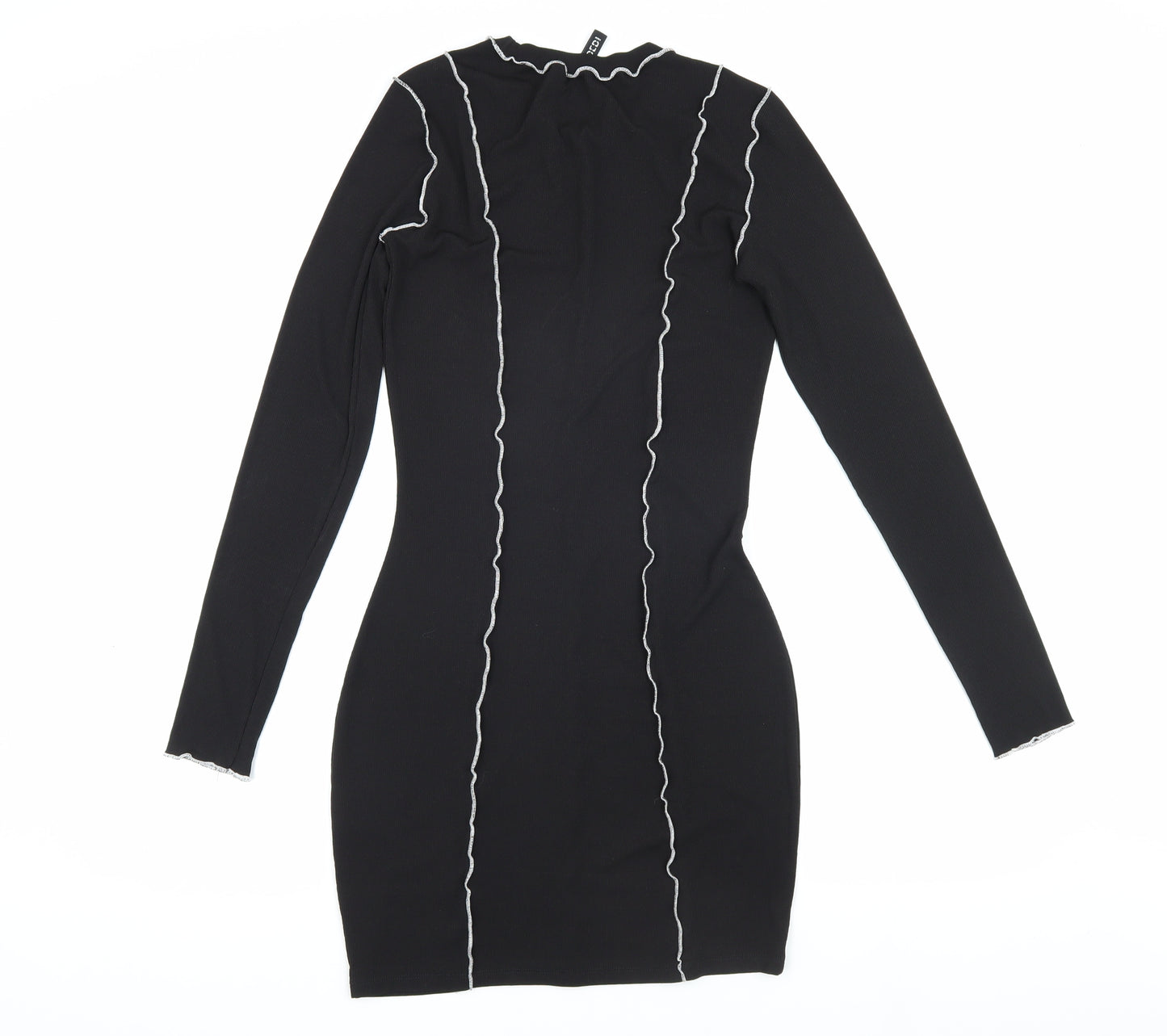 DIVIDED Women's Black Bodycon Mini Dress, Size S