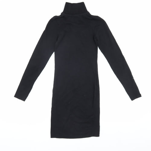 Ellesse Women's Black Bodycon Knit Dress UK 4