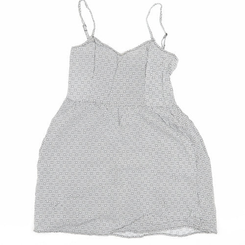 Divided Women's White Geometric Dress Size 8