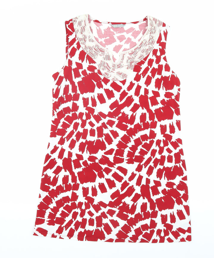 Marks & Spencer Women's Red Sleeveless Top Size 12