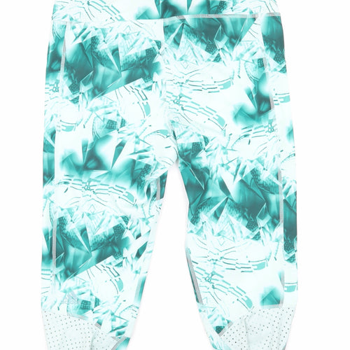 Adidas Women's Multicoloured Cropped Leggings - Medium