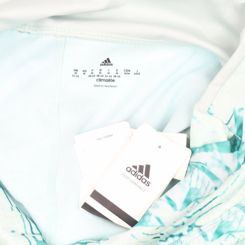 Adidas Women's Multicoloured Cropped Leggings - Medium