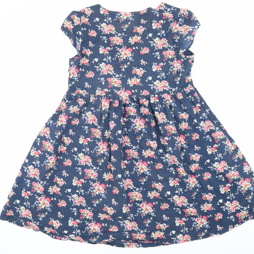 JoJo Maman Bébé Women's Multicoloured Floral Dress Size 12