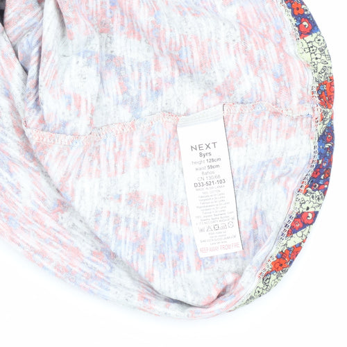 Next Girls Multicoloured Union Jack Dress 8 Years