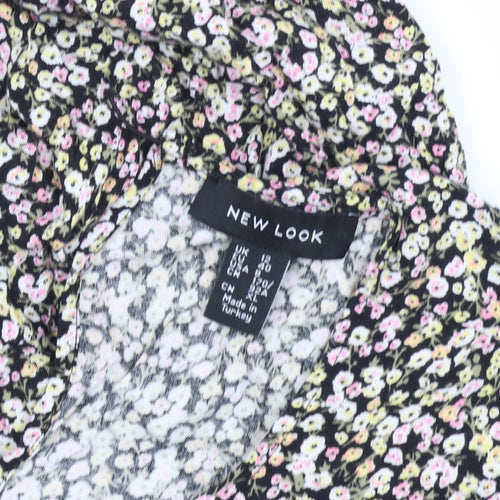 New Look Floral Midi Dress Women Size 18 Multicoloured
