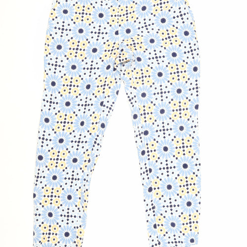 Marks and Spencer Floral Trousers, UK 10, Multicoloured