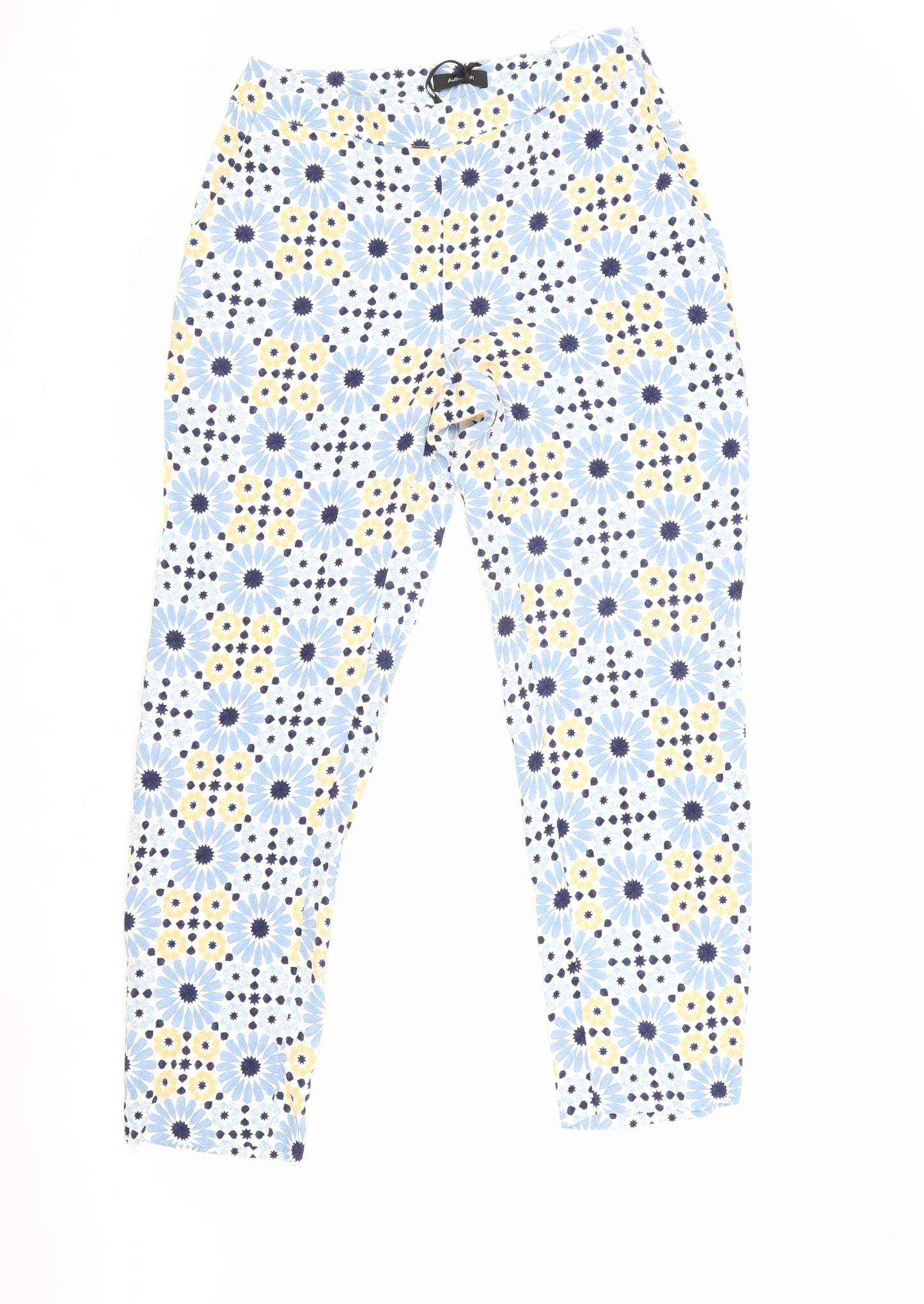 Marks and Spencer Floral Trousers, UK 10, Multicoloured
