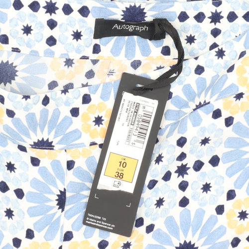 Marks and Spencer Floral Trousers, UK 10, Multicoloured