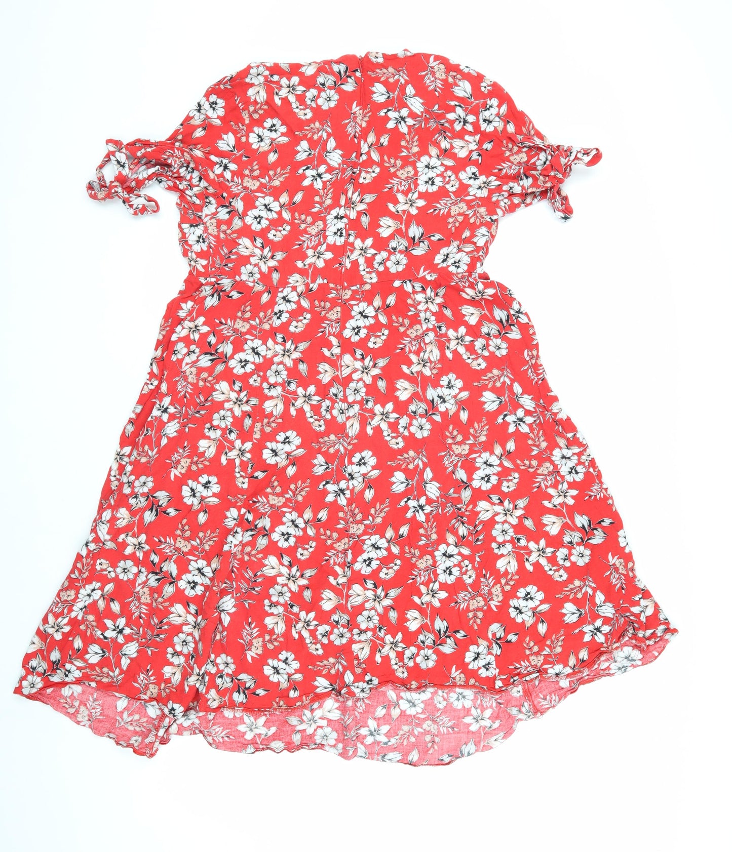 New Look Maternity Red Floral Dress UK Size 12