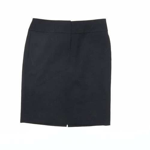 J.Crew Women's Black Wool Pencil Skirt Size 4P