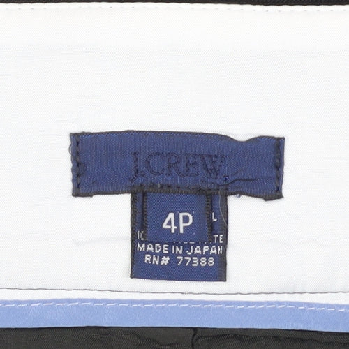 J.Crew Women's Black Wool Pencil Skirt Size 4P