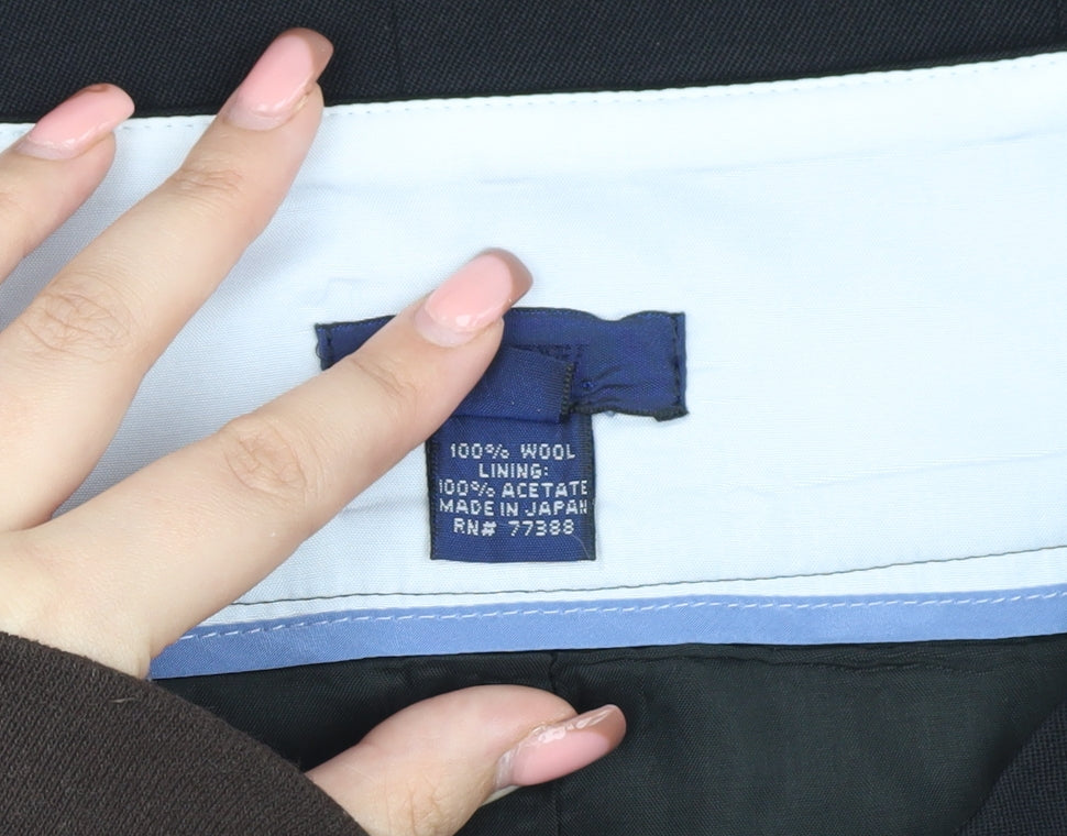 J.Crew Women's Black Wool Pencil Skirt Size 4P