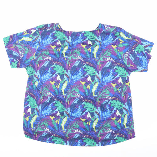 ISLE Women's Multicoloured Floral T-Shirt L
