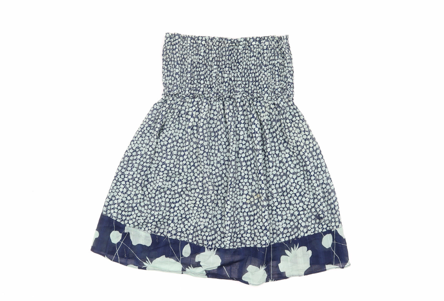 Abercrombie & Fitch Women's Blue Floral Top - M