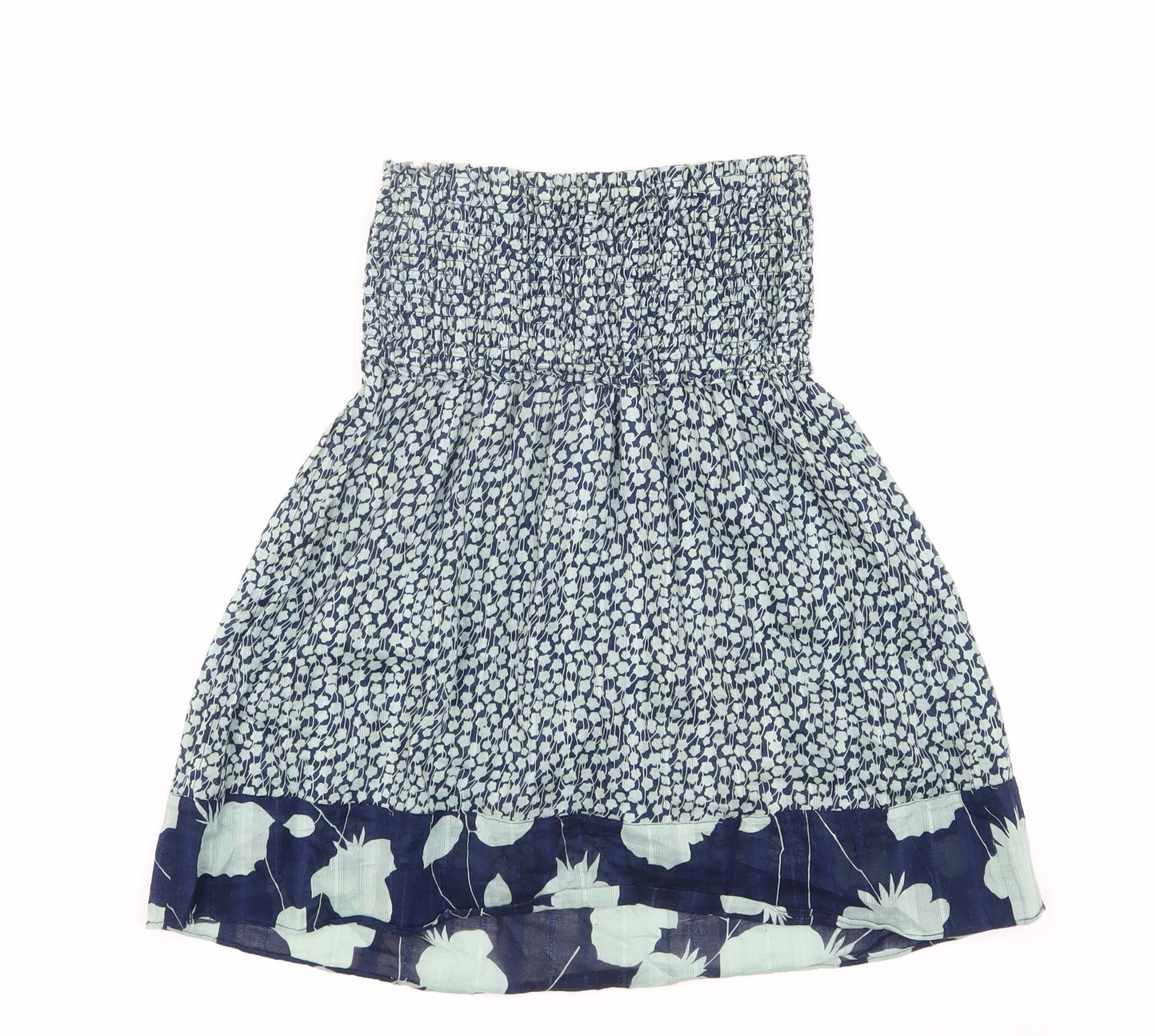 Abercrombie & Fitch Women's Blue Floral Top - M