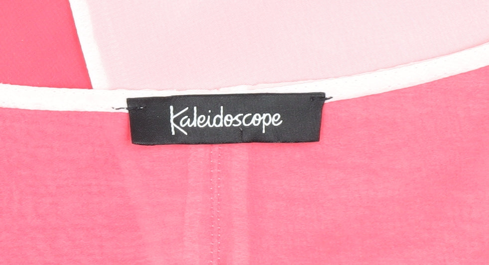 Kaleidoscope Women's Pink Tank Top Size 14 V-Neck