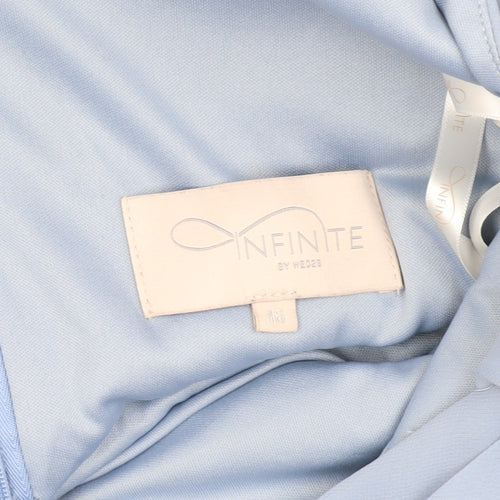 INFINITE by Wed28 Blue Sleeveless Formal Dress Size 16
