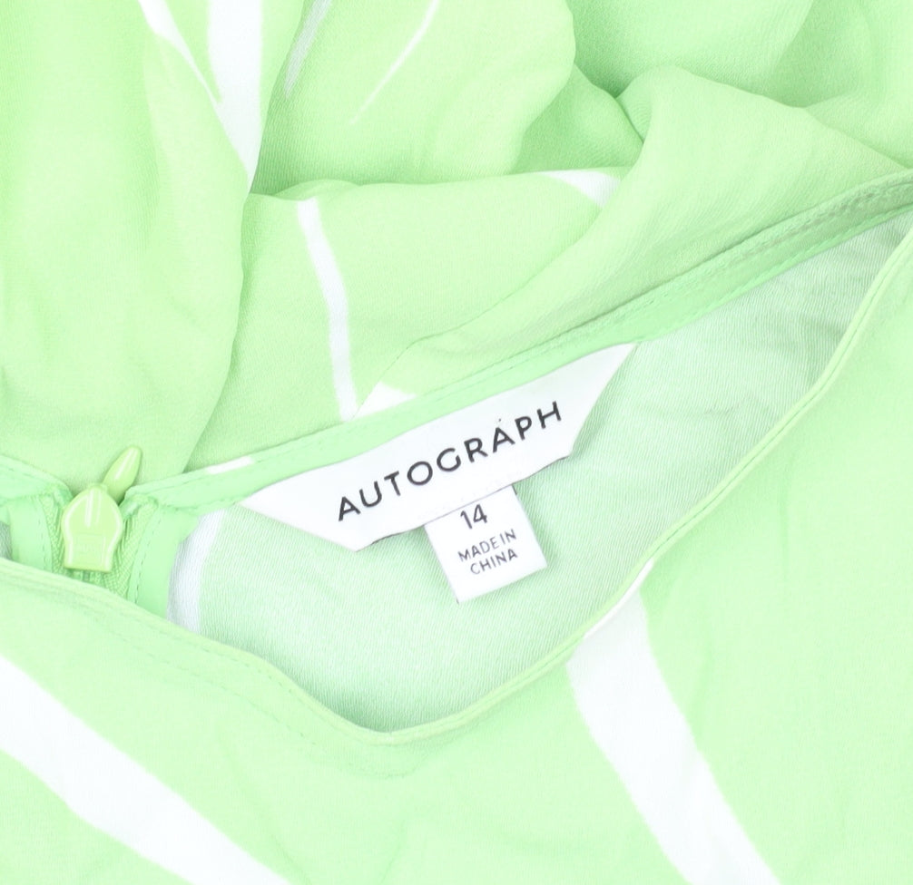 Marks and Spencer Women's Green Dress Size 14