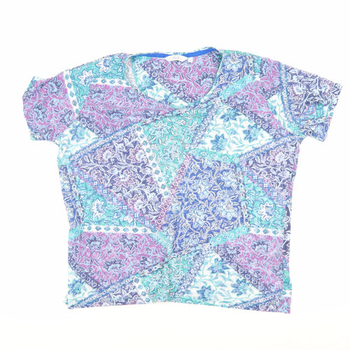 Isle Women's Multicoloured Floral T-Shirt L