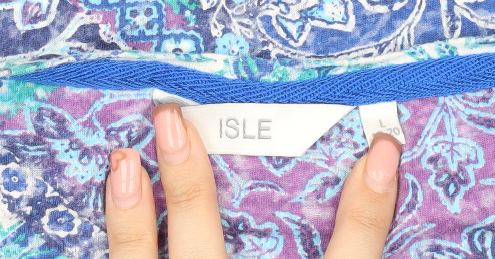 Isle Women's Multicoloured Floral T-Shirt L