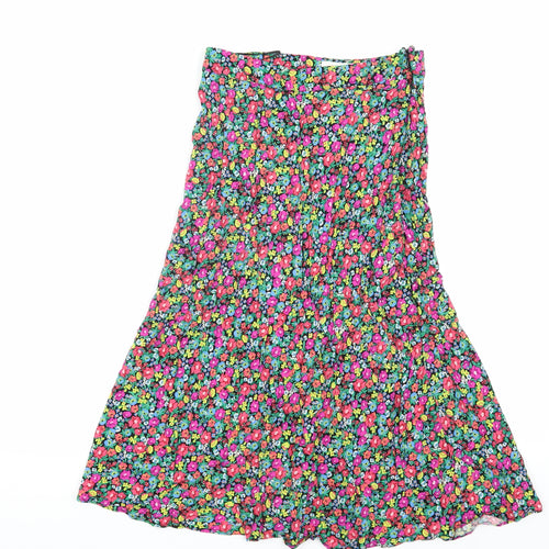Feather & Bone Women's Multicoloured Floral XS Skirt