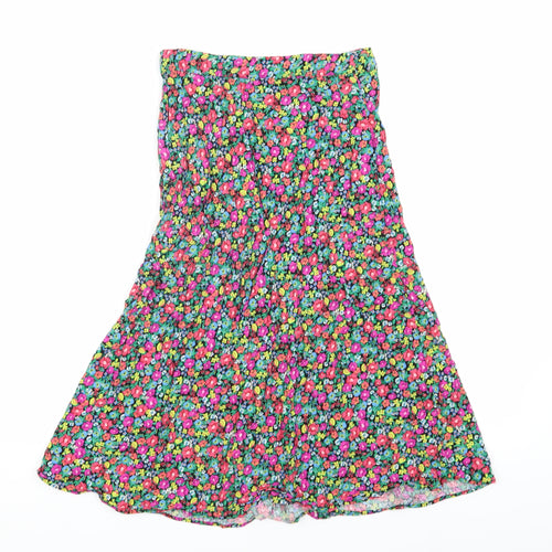 Feather & Bone Women's Multicoloured Floral XS Skirt