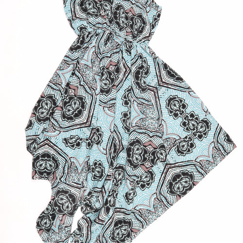 H&M Women's Multicoloured Asymmetric Slip Dress