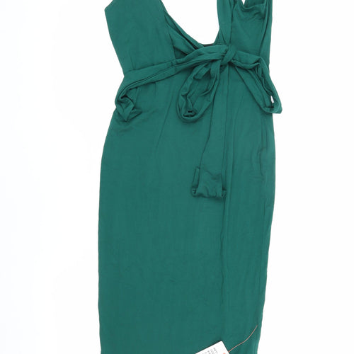 ASOS DESIGN Women's Green Bodycon Dress Size 10