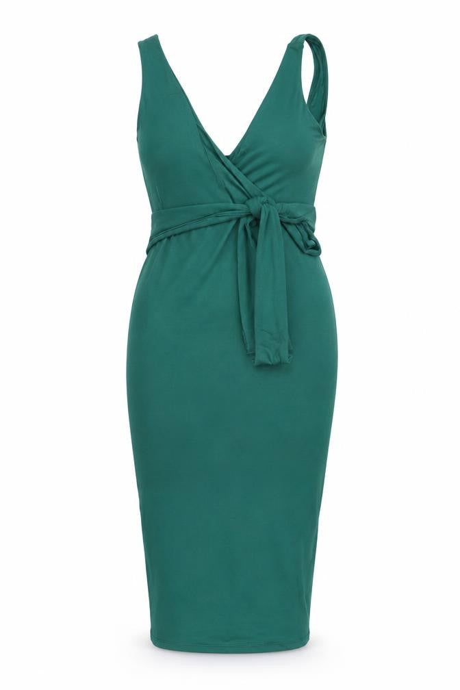 ASOS DESIGN Women's Green Bodycon Dress Size 10