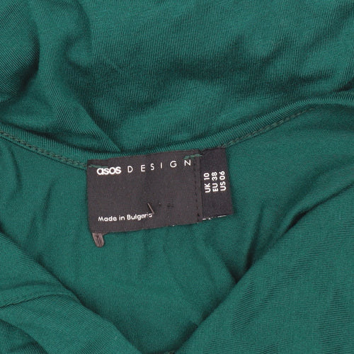 ASOS DESIGN Women's Green Bodycon Dress Size 10