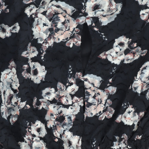 River Island Women's Black Floral Off the Shoulder Dress