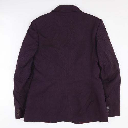 Next Women's Purple Blazer, UK 12, Regular Fit