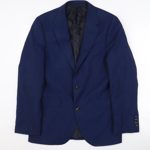 Austin Reed Men's Blue Blazer 40R Classic Formal Jacket