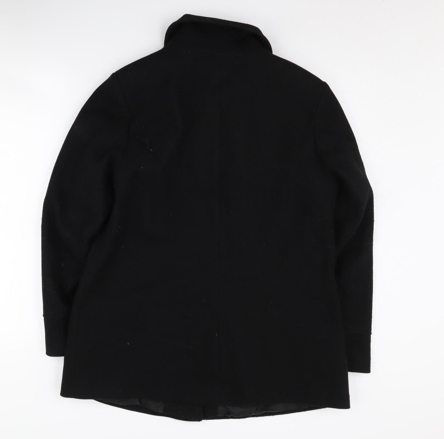 Bonmarché Women's Black Mid-Length Overcoat Size 14
