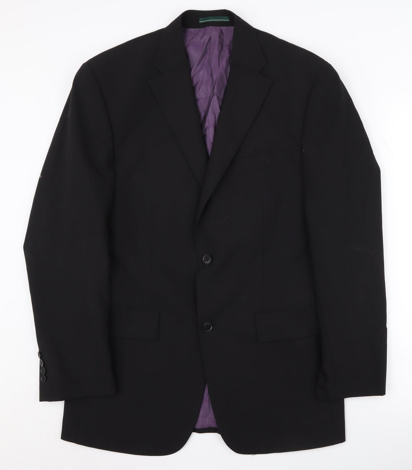 Greenwoods Black Men's Blazer, Size 38R Formal Jacket