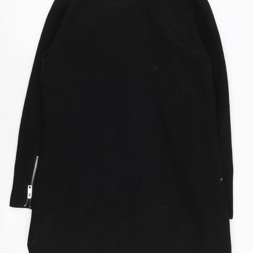 New Look Women's Black Motorcycle Jacket Size 10