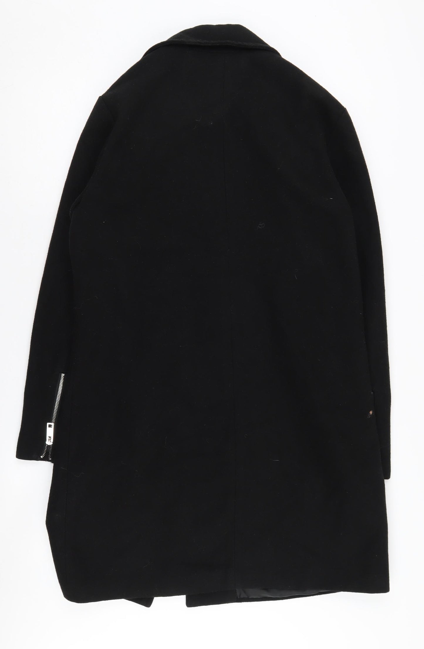 New Look Women's Black Motorcycle Jacket Size 10