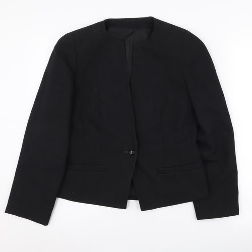 St Michael Women's Black Suit Jacket Size 10