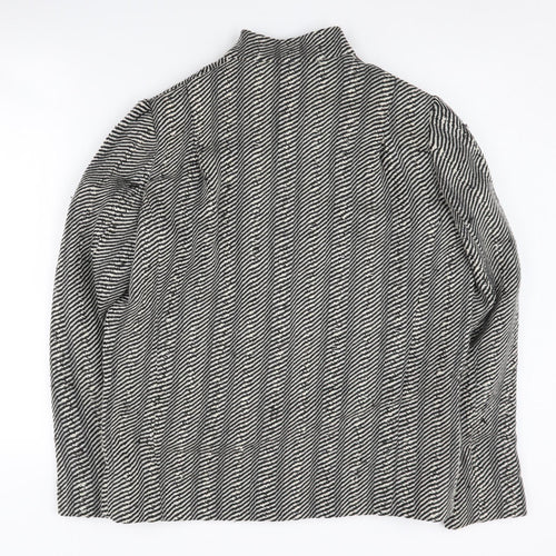 Jaeger Women's Black Herringbone Jacket Size 10