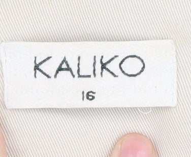 Kaliko Women's Beige Blazer Size 16