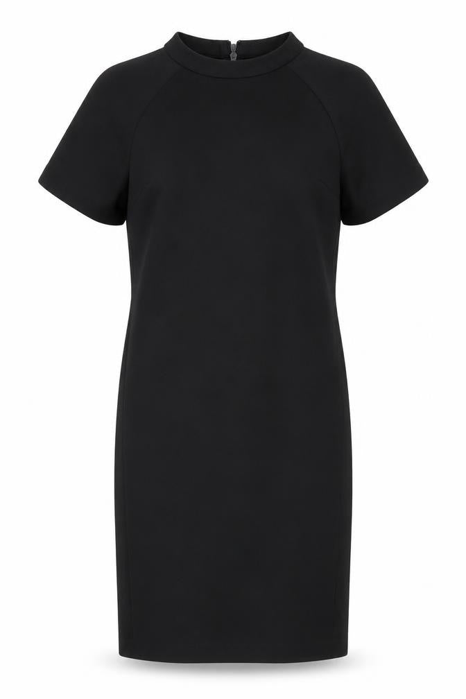 Front view of Next Women Black, size 8, Short Sleeve Dress