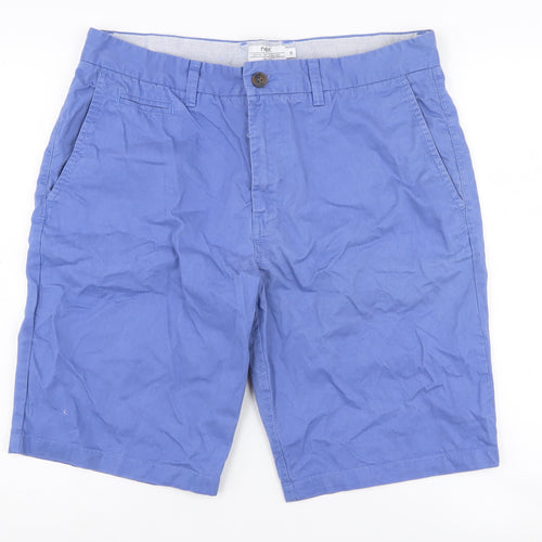 Next Men's Blue Chino Shorts Size 34 Casual
