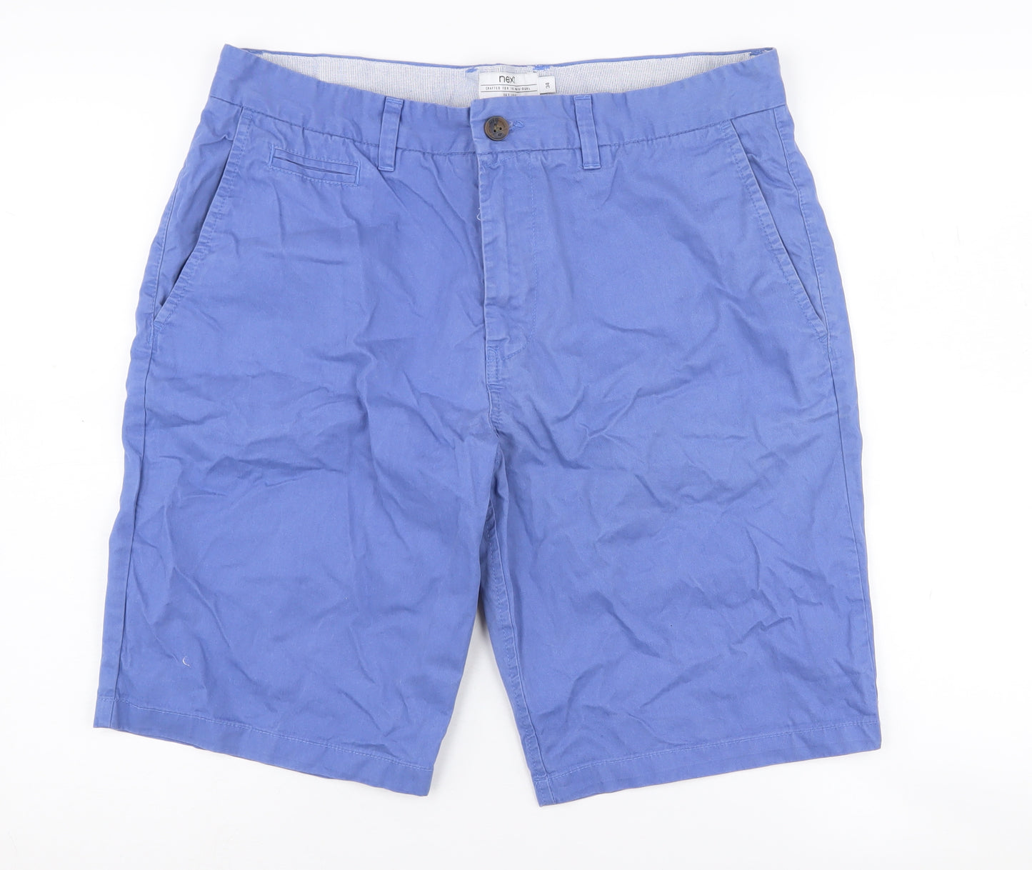 Next Men's Blue Chino Shorts Size 34 Casual