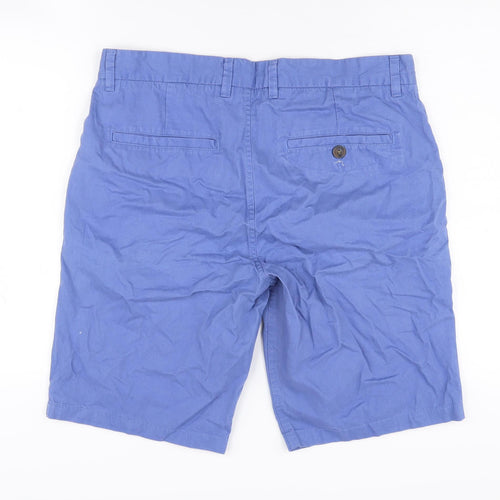 Next Men's Blue Chino Shorts Size 34 Casual