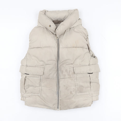 Zara Girls Beige Puffer Jacket 4-5 Years