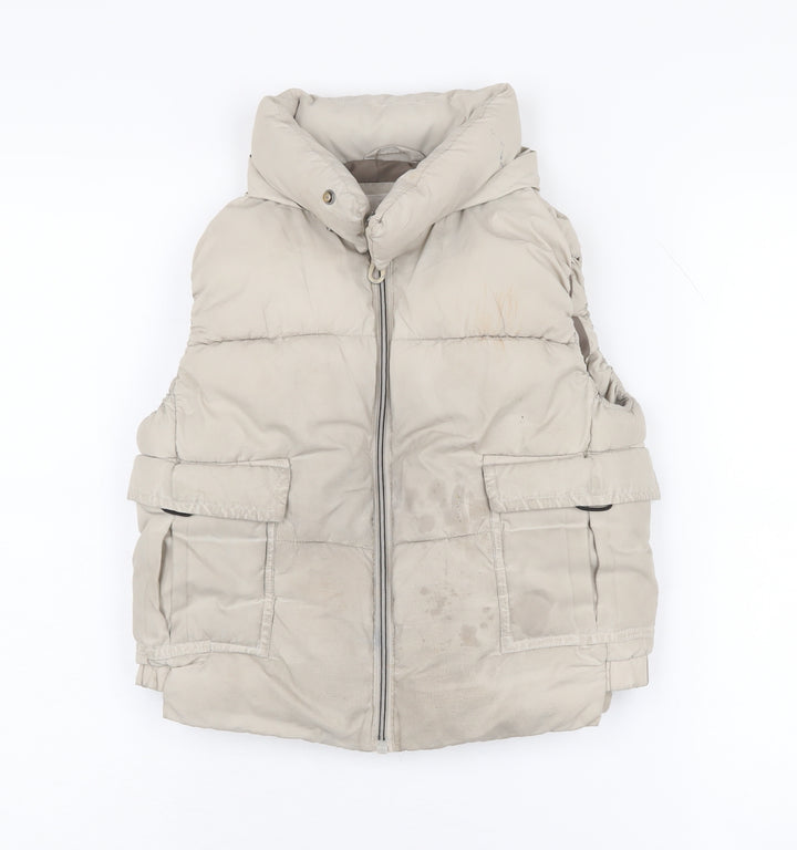 Zara Girls Beige Puffer Jacket 4-5 Years