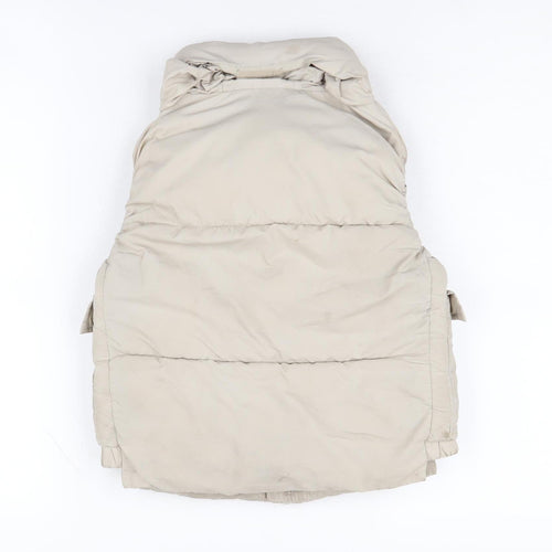 Zara Girls Beige Puffer Jacket 4-5 Years