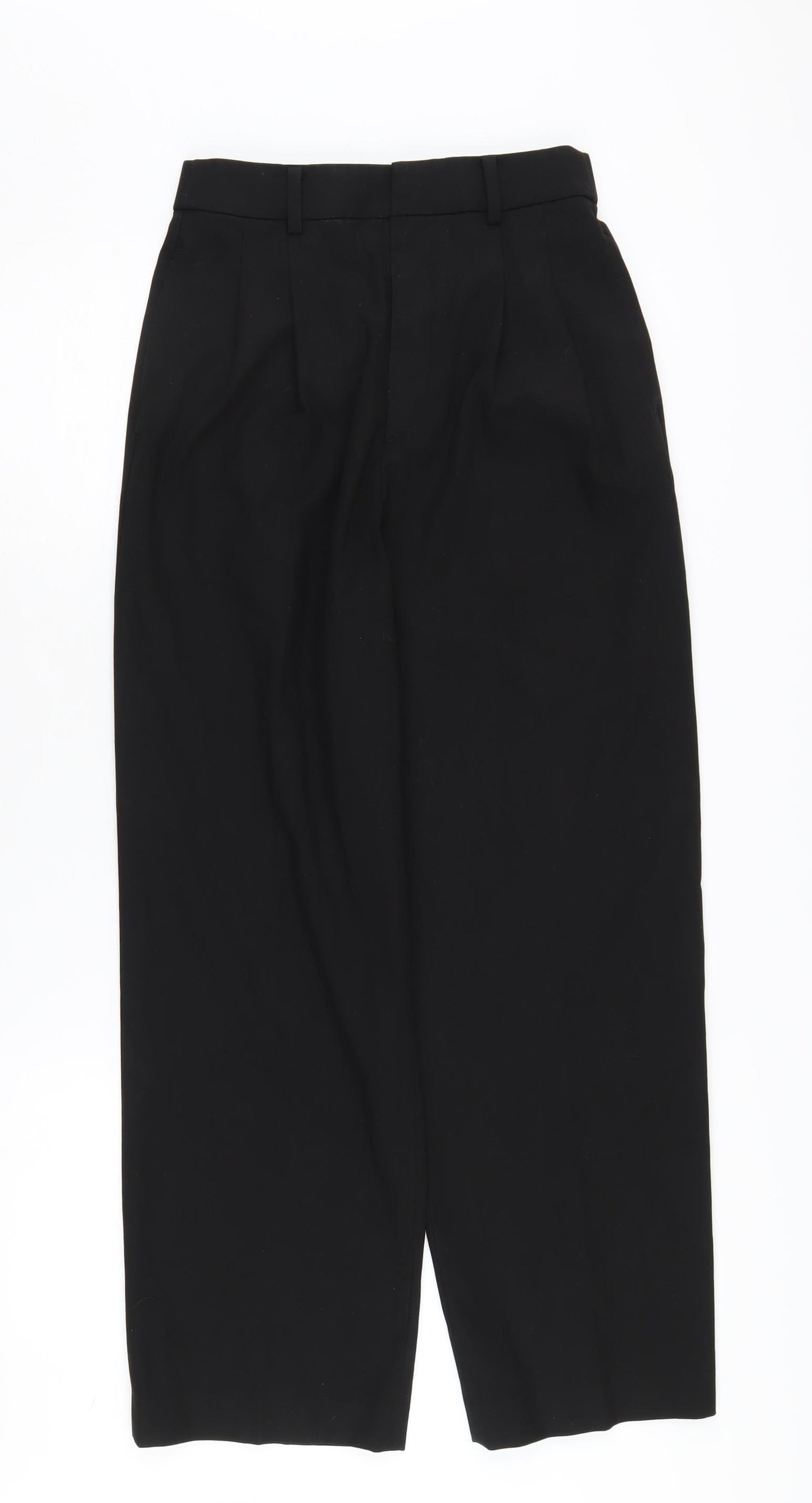 Uniqlo Women’s Black XS Straight Trousers, Autumn/Winter