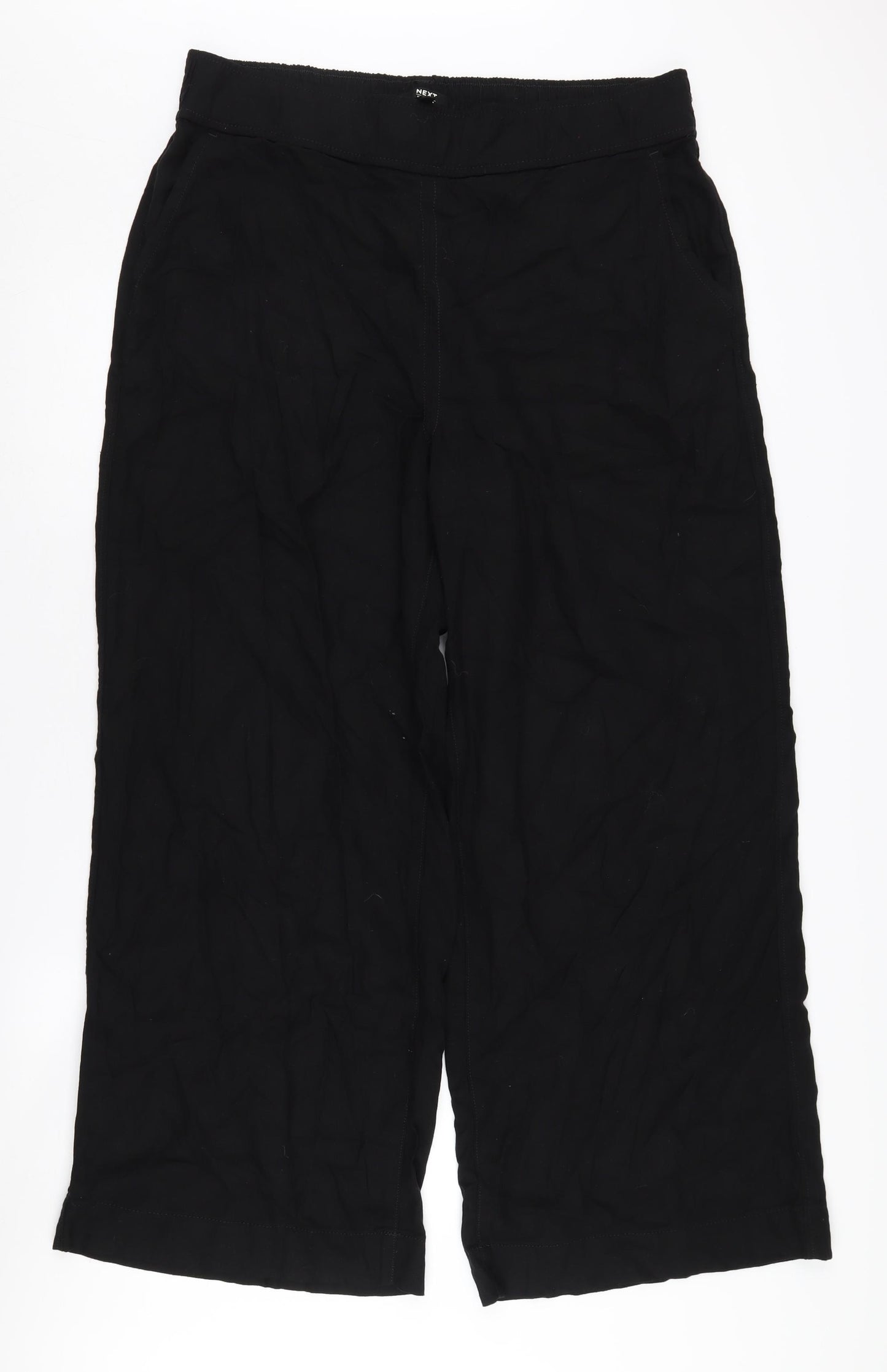 Next Women's Black Wide-Leg Trousers Size 18