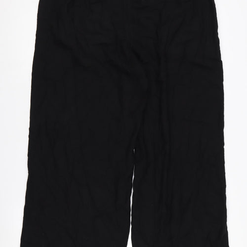 Next Women's Black Wide-Leg Trousers Size 18